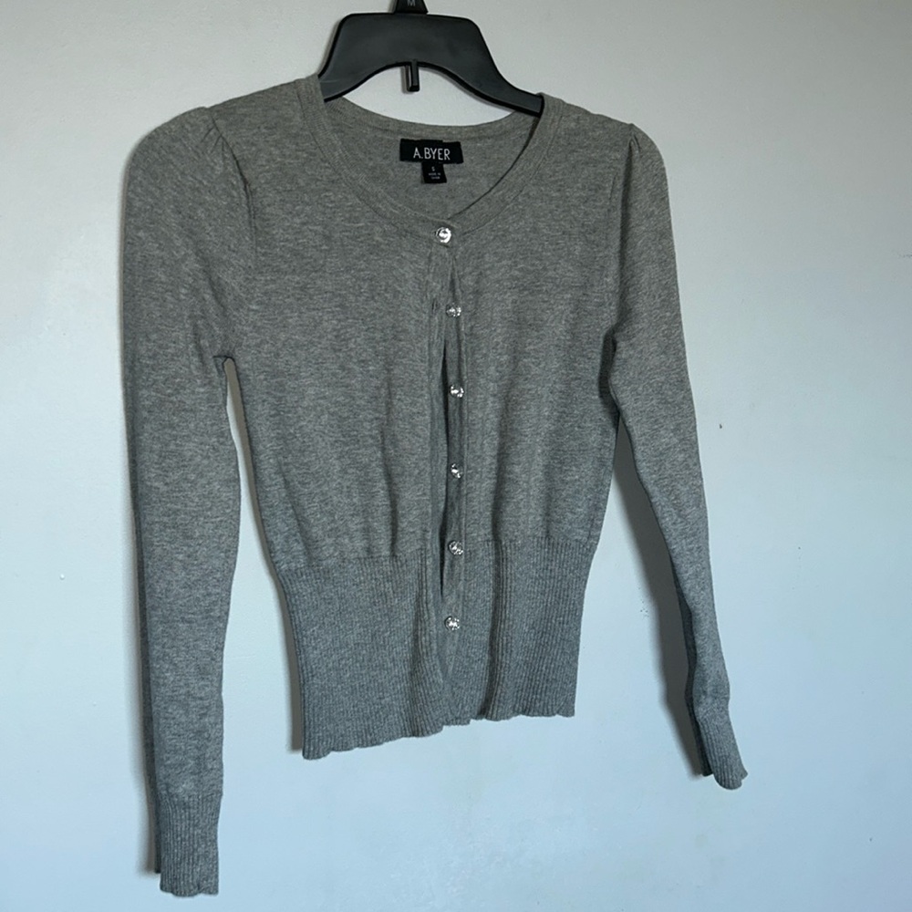 Vintage 90s Cropped Button 100% cotton Cardigan